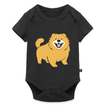 Chow Chow Dog - Baby Premium short-sleeve bodysuit - black - Front