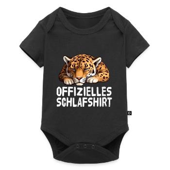 Official Sleep Shirt Leopard - Baby Premium short-sleeve bodysuit - black - Front
