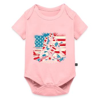 Wrestling - Baby Premium short-sleeve bodysuit - rose - Front
