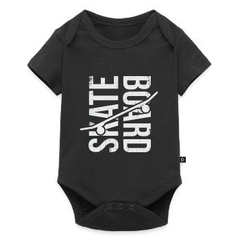 Skateboard Skate Skater Skater Skater - Body à manches courtes Premium Bébé - noir - Devant