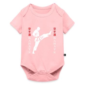 karate - Body à manches courtes Premium Bébé - rose - Devant