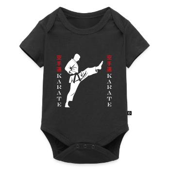 karate - Baby Premium short-sleeve bodysuit - black - Front