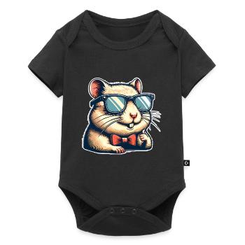 Hamster - Baby Premium short-sleeve bodysuit - black - Front