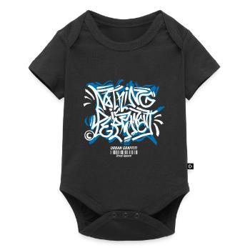 Graffiti urbain streetwear - Body à manches courtes Premium Bébé - noir - Devant