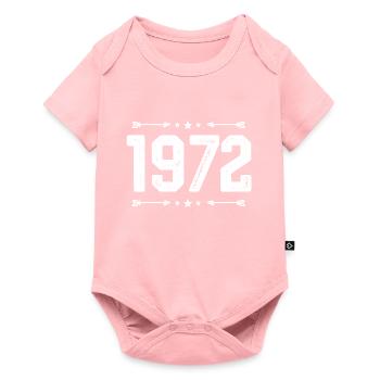 Vintage 1972 Vintage 53rd Birthday 1972 - Baby Premium short-sleeve bodysuit - rose - Front
