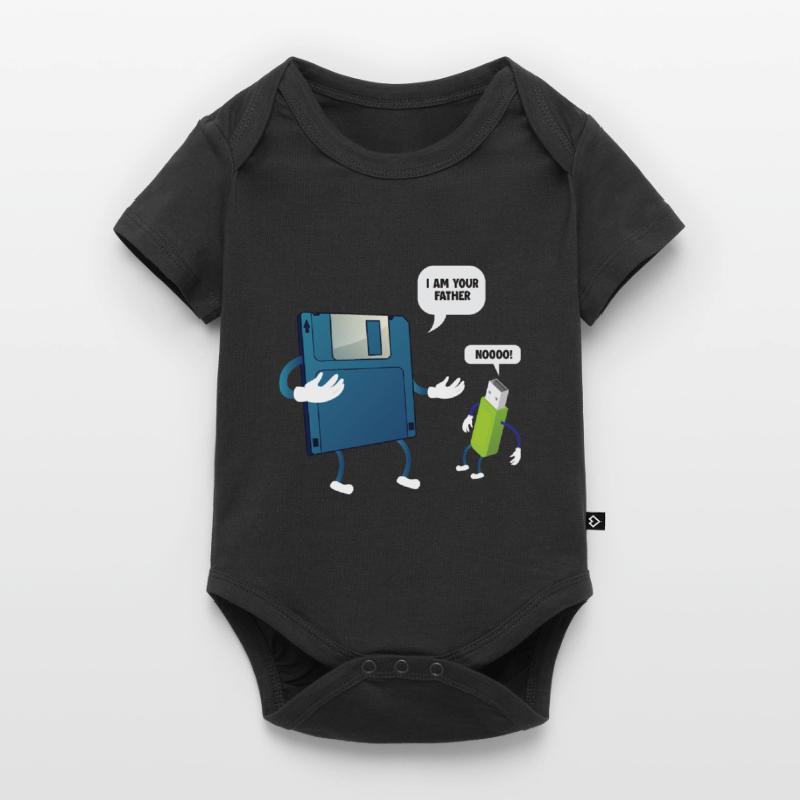 Father _ Son Floppy Disk ... Programmierer & Nerd Baby Premium Kurzarmbody