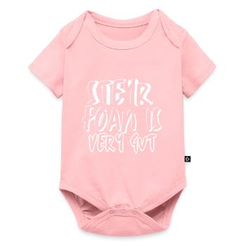 Steyr Tracteur Steyr Austria /Agriculteur / Enfant du village - Body à manches courtes Premium Bébé - rose - Devant