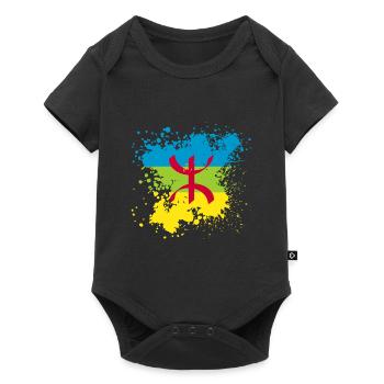 Amazigh - Body à manches courtes Premium Bébé - noir - Devant
