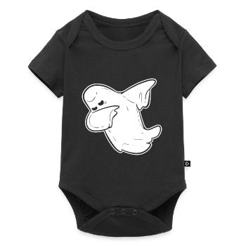 Drôle de fantôme Drôle et joker poison - Body à manches courtes Premium Bébé - noir - Devant