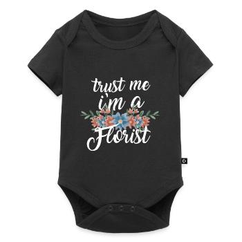 Je suis un fleuriste Wedding Stylist Gift - Body à manches courtes Premium Bébé - noir - Devant