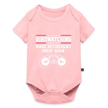 Birdwatching Ornithologist Birdwatching Voge - Baby Premium short-sleeve bodysuit - rose - Front