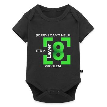 Sorry in cant help, its a layer 8 problem (green) - Baby Premium Kurzarmbody - Schwarz - Vorne