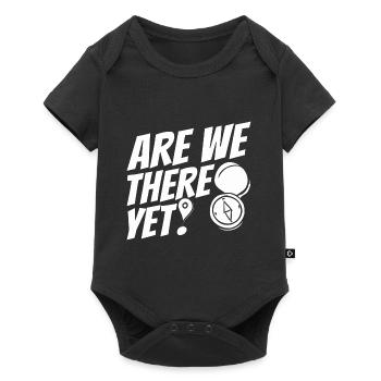 Are we there yet - Baby Premium short-sleeve bodysuit - black - Front