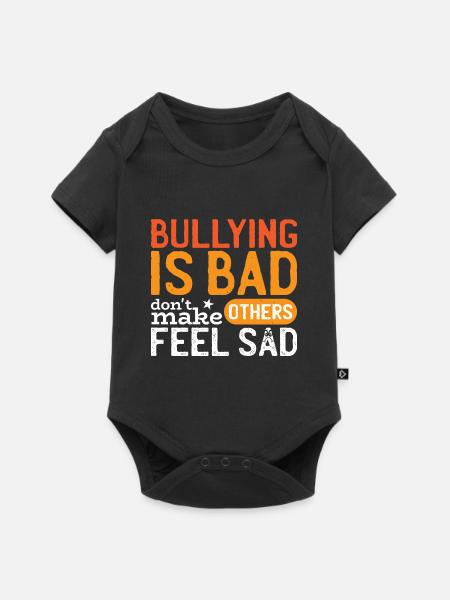 Nationaler Bully-Monat - Baby Premium Kurzarmbody - Schwarz