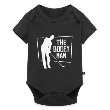 Golfspieler Golfplatz Golfer - Baby Premium Kurzarmbody - Schwarz - Vorne