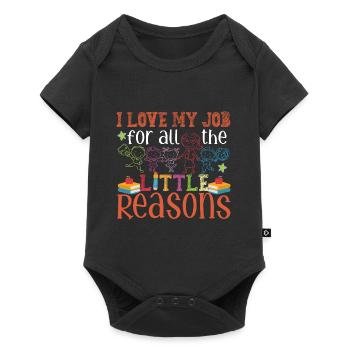 Cute Teaching Montessori Teacher - Baby Premium short-sleeve bodysuit - black - Front