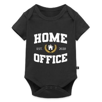 Home Office since 2020 - Baby Premium Kurzarmbody - Schwarz - Vorne