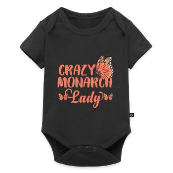 Monarch Women Butterfly Funny - Baby Premium short-sleeve bodysuit - black - Front