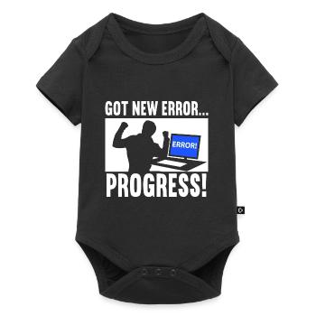 Neuer Fehler Entwickler Programmierer - Baby Premium Kurzarmbody - Schwarz - Vorne