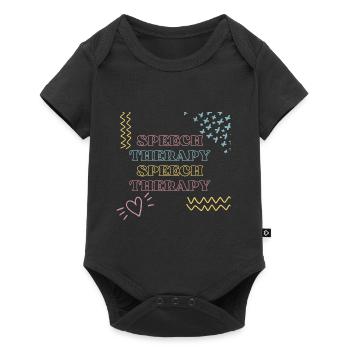 Speech Therapy - Baby Premium short-sleeve bodysuit - black - Front
