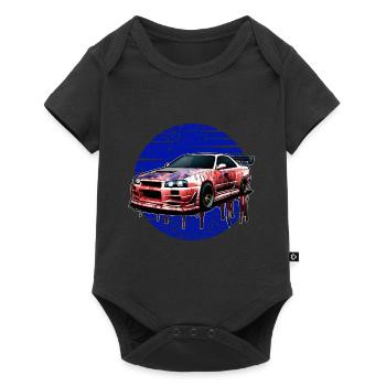 Jdm Halloween edition / Tuning Mechanic Costume - Baby Premium short-sleeve bodysuit - black - Front