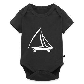 Sand yachting - Baby Premium short-sleeve bodysuit - black - Front