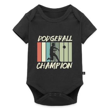 Gift for Dodgeball Players - Baby Premium short-sleeve bodysuit - black - Front