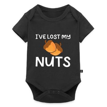 Ich habe meine Nüsse verloren - Baby Premium Kurzarmbody - Schwarz - Vorne