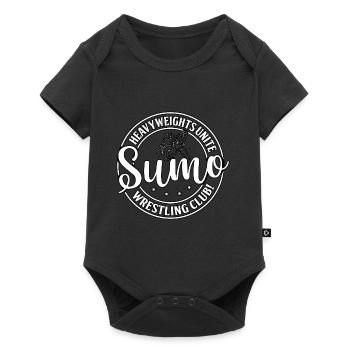 Club de lutte de sumo uni poids lourd - Body à manches courtes Premium Bébé - noir - Devant