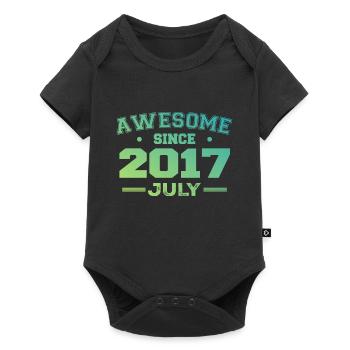 July 2017 Birthday Party July 2017 Retro - Baby Premium short-sleeve bodysuit - black - Front