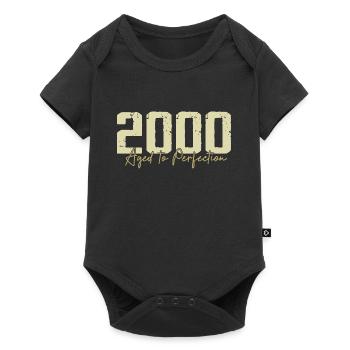 Original 2000 Retro 2000 Birthday Gift 2000 - Baby Premium short-sleeve bodysuit - black - Front