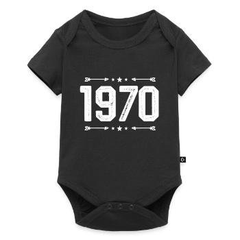 Millésime 1970 Millésime 55ème Anniversaire 1970 - Body à manches courtes Premium Bébé - noir - Devant