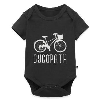 Cycopath Damen Frauen Fahrrad Fahrrad Cycopath - Baby Premium Kurzarmbody - Schwarz - Vorne