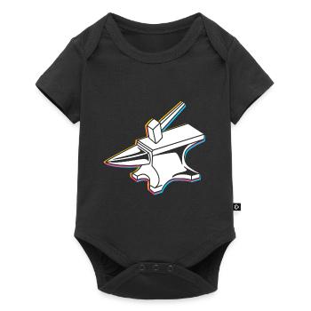 Amboss Forgerie - Body à manches courtes Premium Bébé - noir - Devant