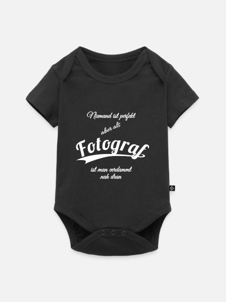 Fotograf - Baby Premium Kurzarmbody - Schwarz
