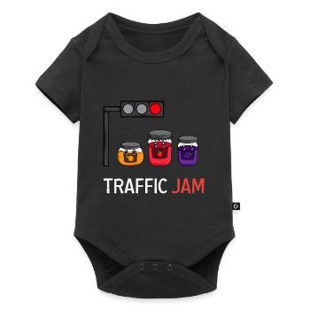 Embouteillage Drôle Illustrator Poison - Body à manches courtes Premium Bébé - noir - Devant