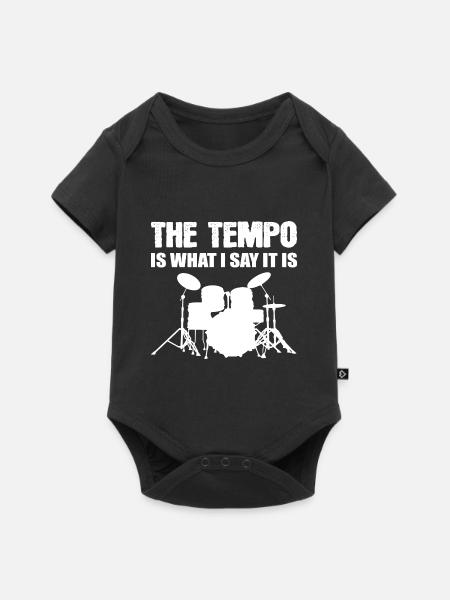 The Tempo Band Member Gift - Baby Premium short-sleeve bodysuit - black