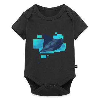 Manta Painter Poison - Baby Premium short-sleeve bodysuit - black - Front