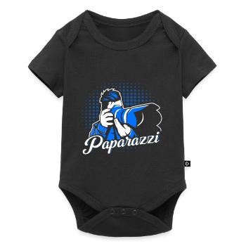 Cadeau cameraman pour photographe - Body à manches courtes Premium Bébé - noir - Devant