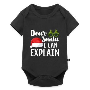 Joyeux Noël Noël Noël - Body à manches courtes Premium Bébé - noir - Devant