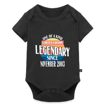 Limited Edition Legendär seit November 2003 - Baby Premium Kurzarmbody - Schwarz - Vorne