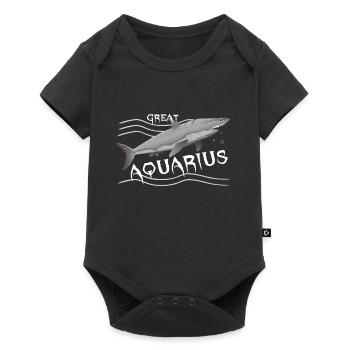 Aquarius Zodiac sign Aquarius - Baby Premium short-sleeve bodysuit - black - Front