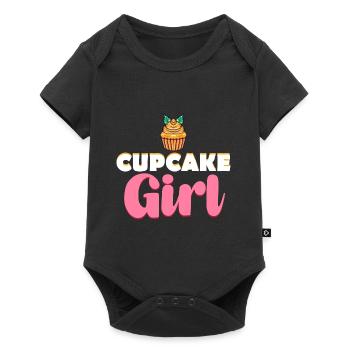 Cupcake Girl - Baby Premium short-sleeve bodysuit - black - Front