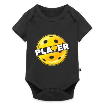 Pickleball players - Baby Premium short-sleeve bodysuit - black - Front