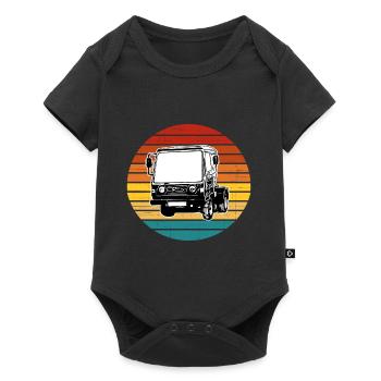 Multicar M25 Multicar Neu Multricar Lastkraftwagen - Baby Premium Kurzarmbody - Schwarz - Vorne