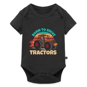 Tractor Boys Vêtements - Body à manches courtes Premium Bébé - noir - Devant