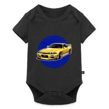 Jdm Halloween edition / Tuning Mechanic Costume - Baby Premium short-sleeve bodysuit - black - Front