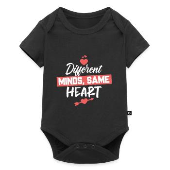 Neurodiverse Mariage Couple Valentine's Day - Baby Premium short-sleeve bodysuit - black - Front