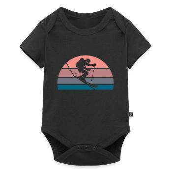 Ski de randonnée alpin - Body à manches courtes Premium Bébé - noir - Devant