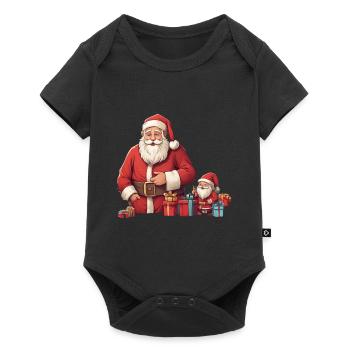 Noël - Body à manches courtes Premium Bébé - noir - Devant